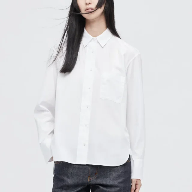 サイズ別で解説！アラフォーの白シャツ春コーデ｜ちょうどいい抜け感の作り方_1_1-1