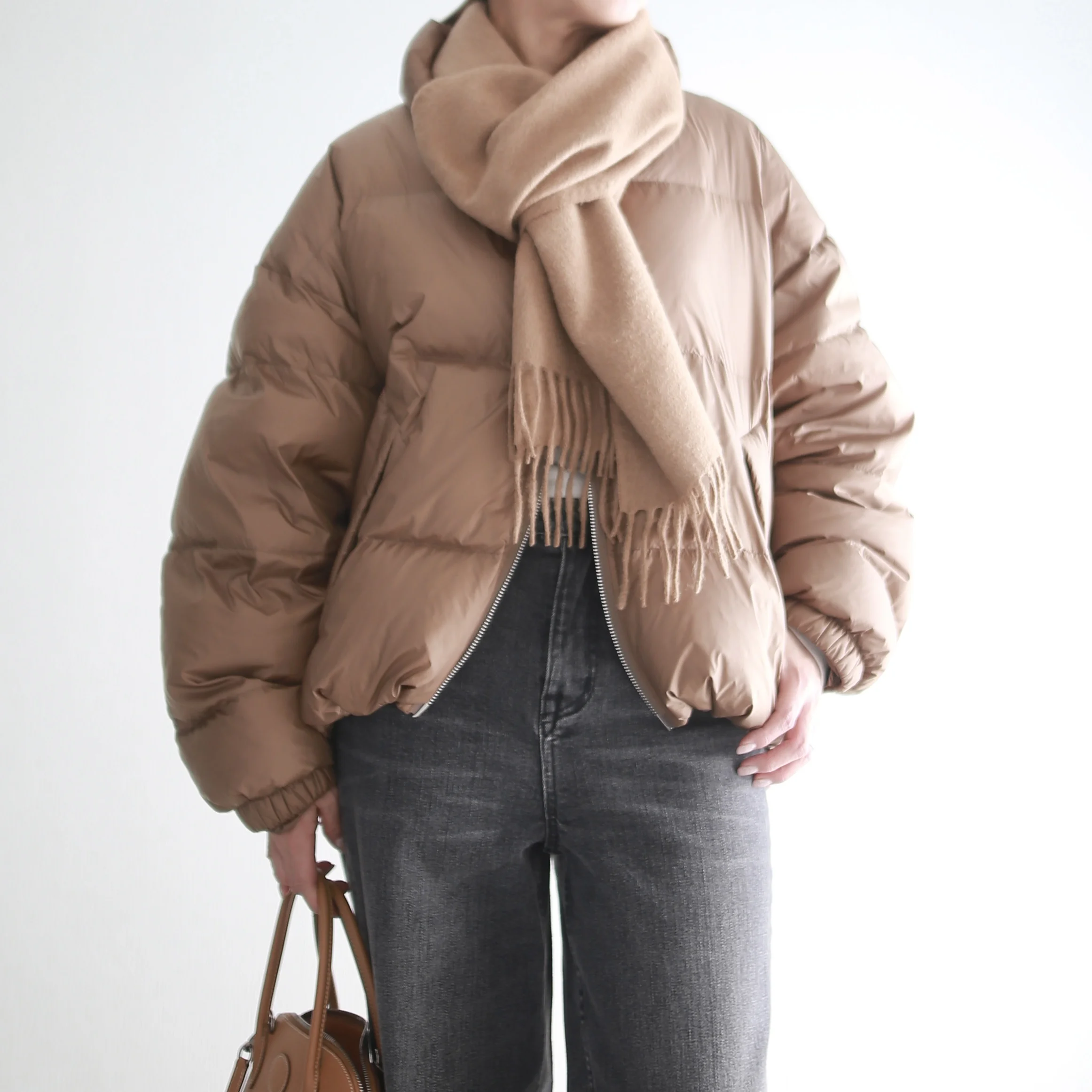 marisol healthydenim 別注pinkpepper 着回し miumiu betoupe 小柄コーデ