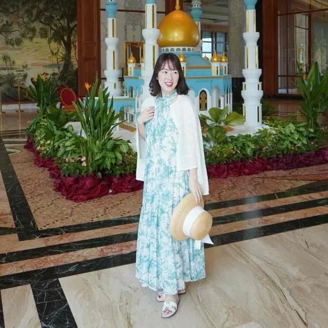 きれいめワンピースコーデ。