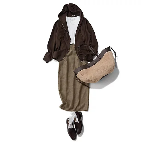 クチュール ド アダム　チェックスカート