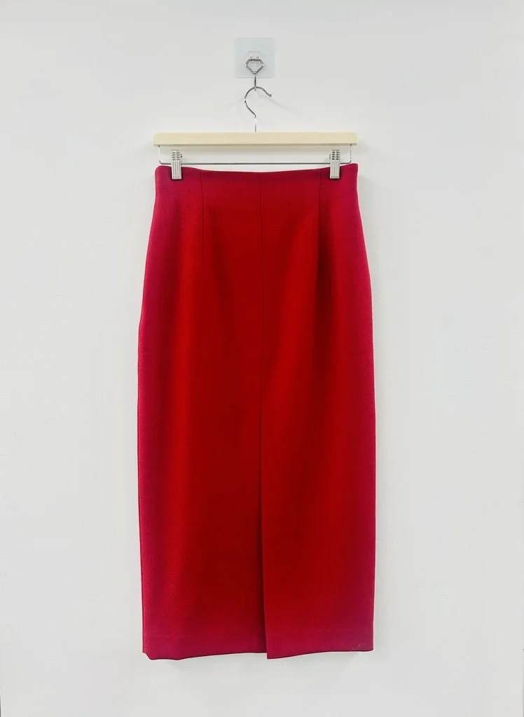 【辻 直子さんコラボ】フロントスリットIラインスカート　
