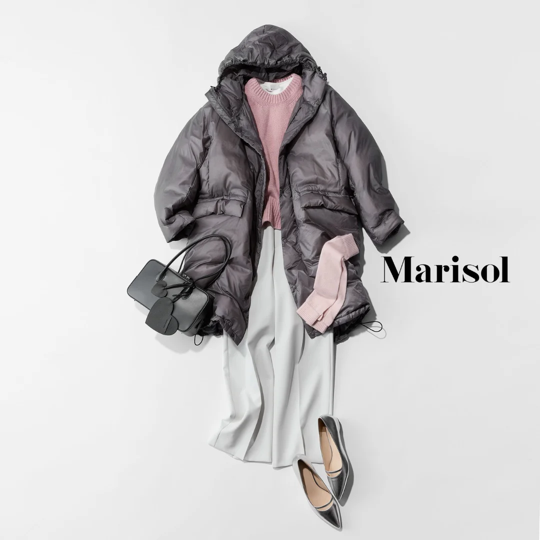 鏡に映った自分が優しそうに見えるよう、大人ピンクを採用【2026/01/20のコーデ】