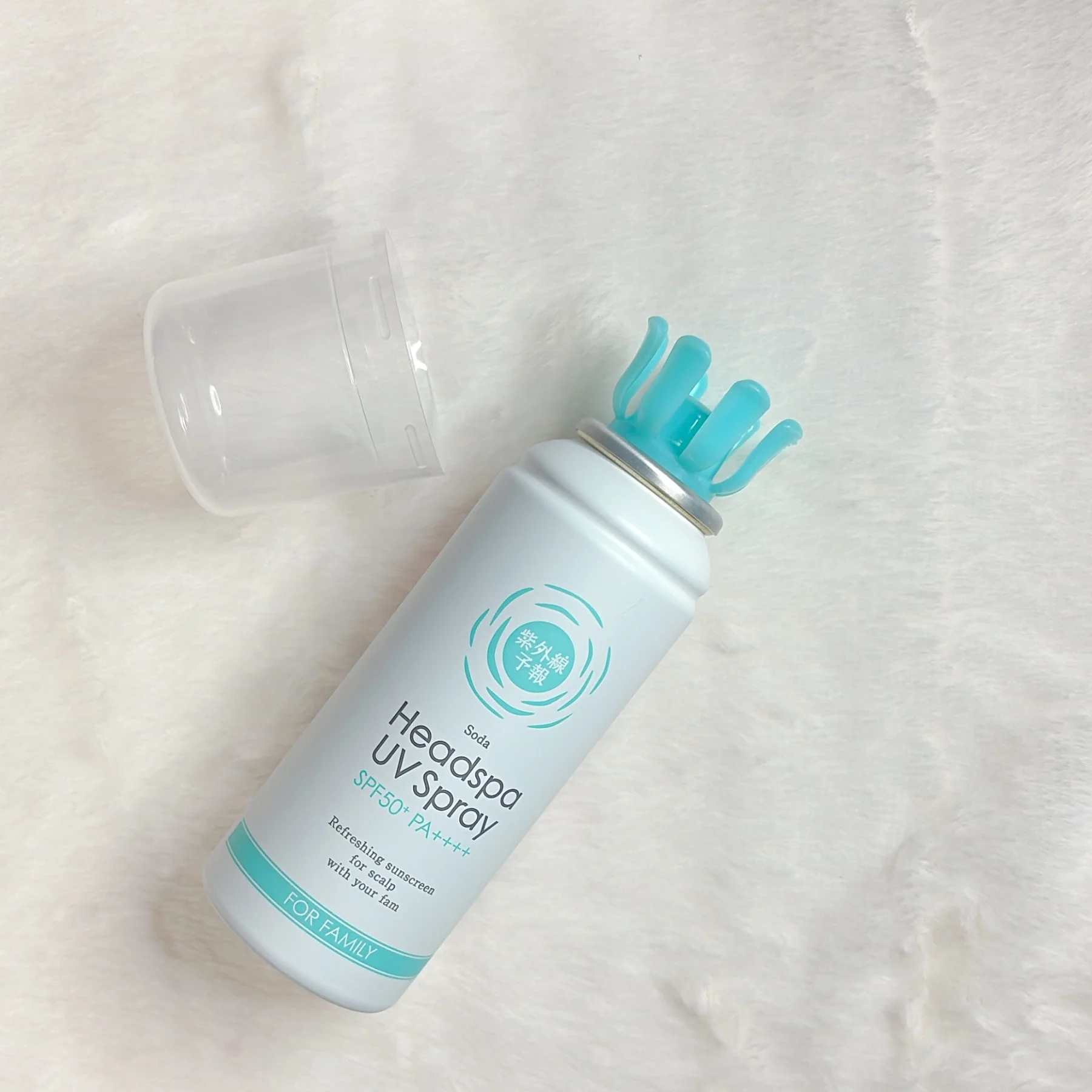 紫外線予報 炭酸UVヘッドスパ F   頭皮もUV対策がマスト　製品本体の写真