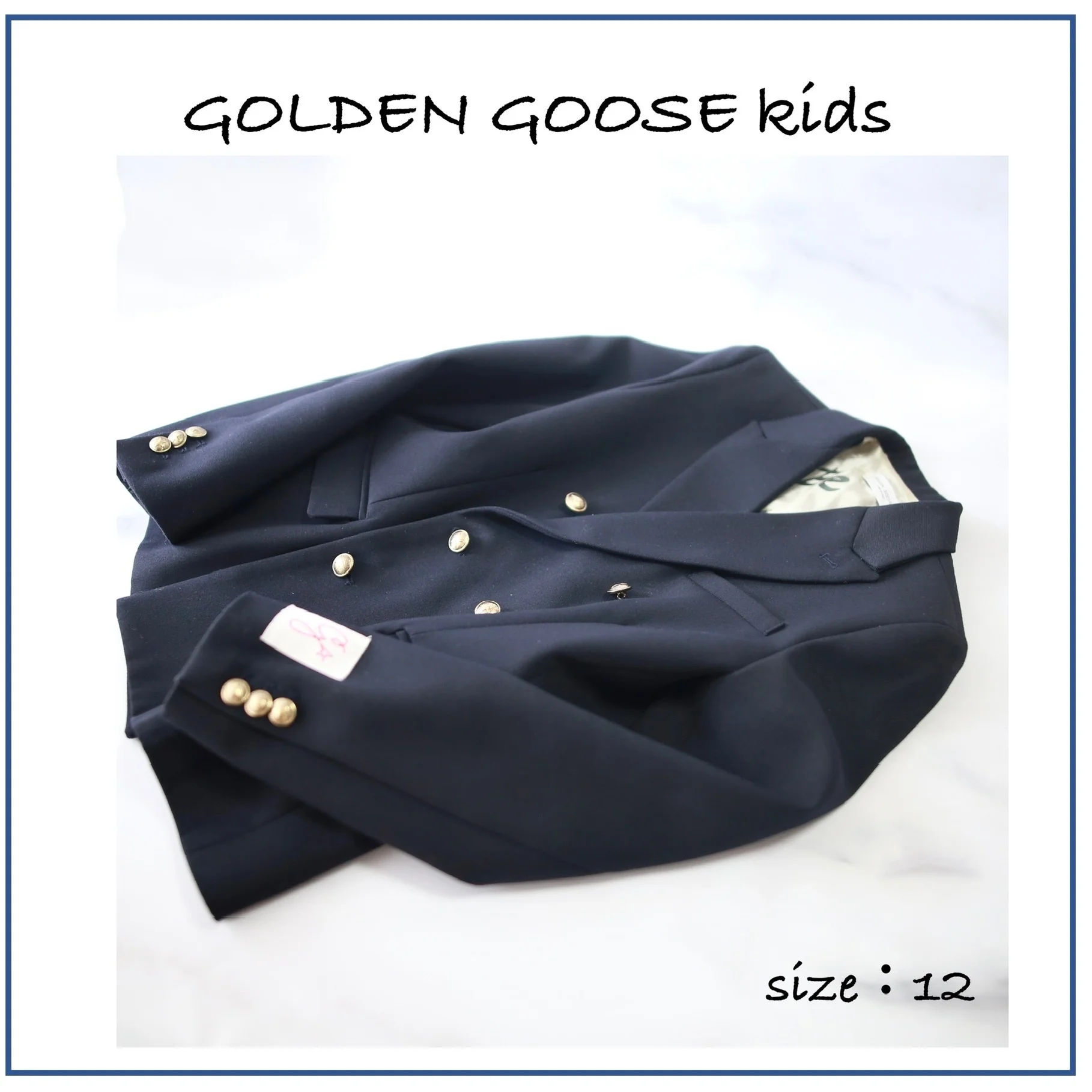 GOLDENGOOSE kidS ジャケット　紺ブレ