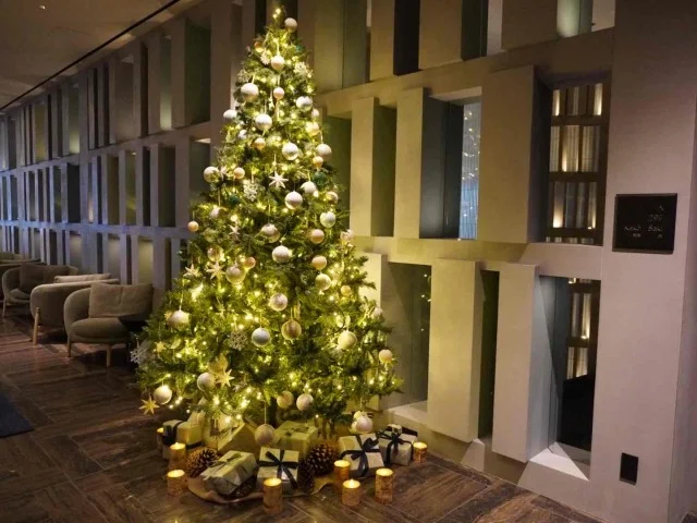 30階のクリスマスツリー