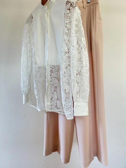 春色ピンクを大人っぽく着回し♡ロペのパンツで2コーデ＆ロエベ展へ_1_2-2