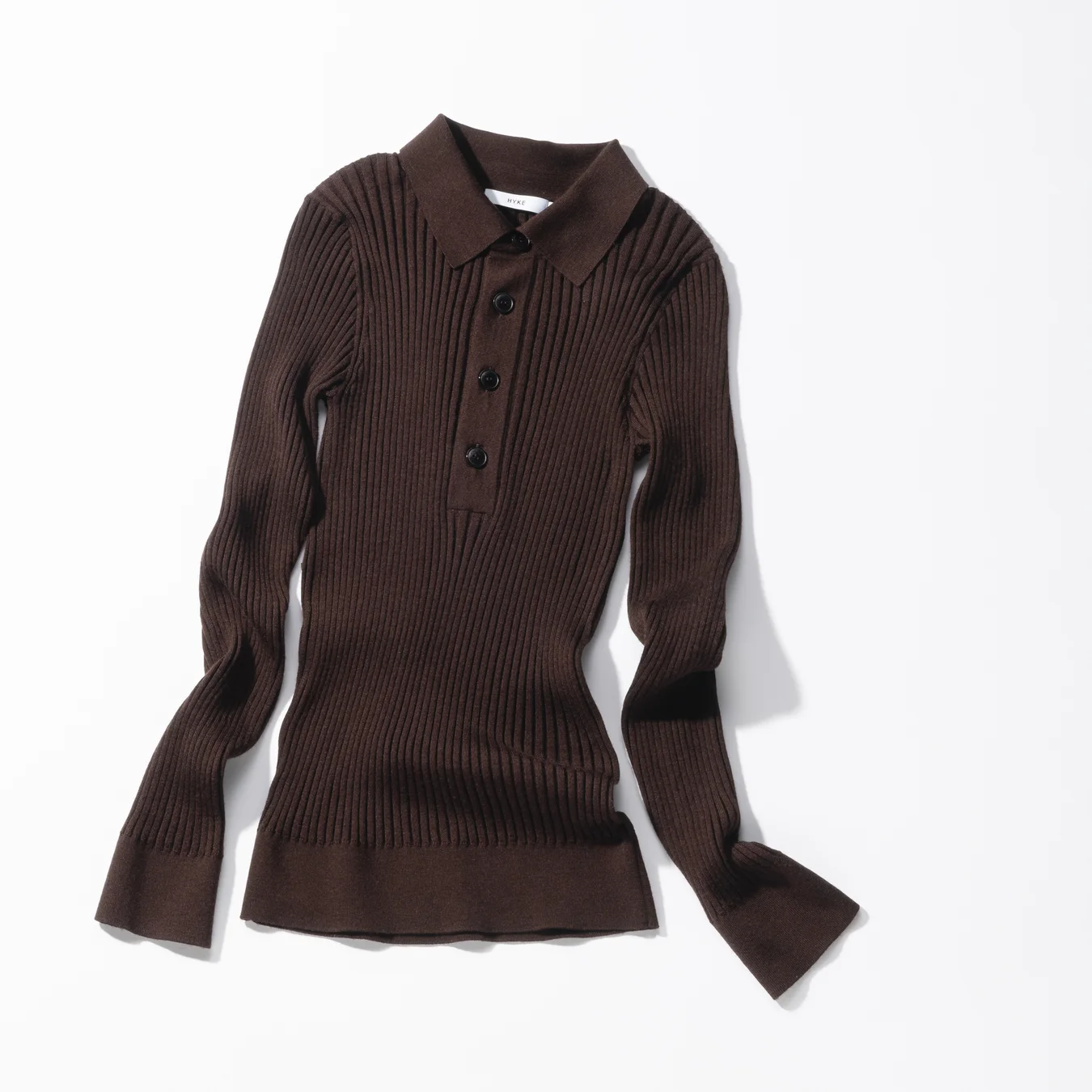  HYKEのブラウンポロニット