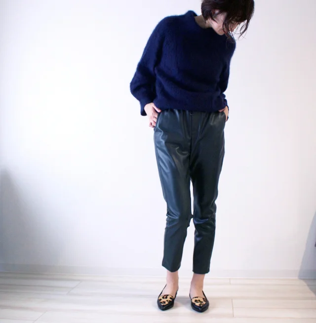 【エコレザー】のスカート＆パンツで、冬コーデの鮮度がアップ！｜40代ファッションまとめ_1_27