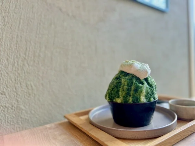 抹茶のかき氷