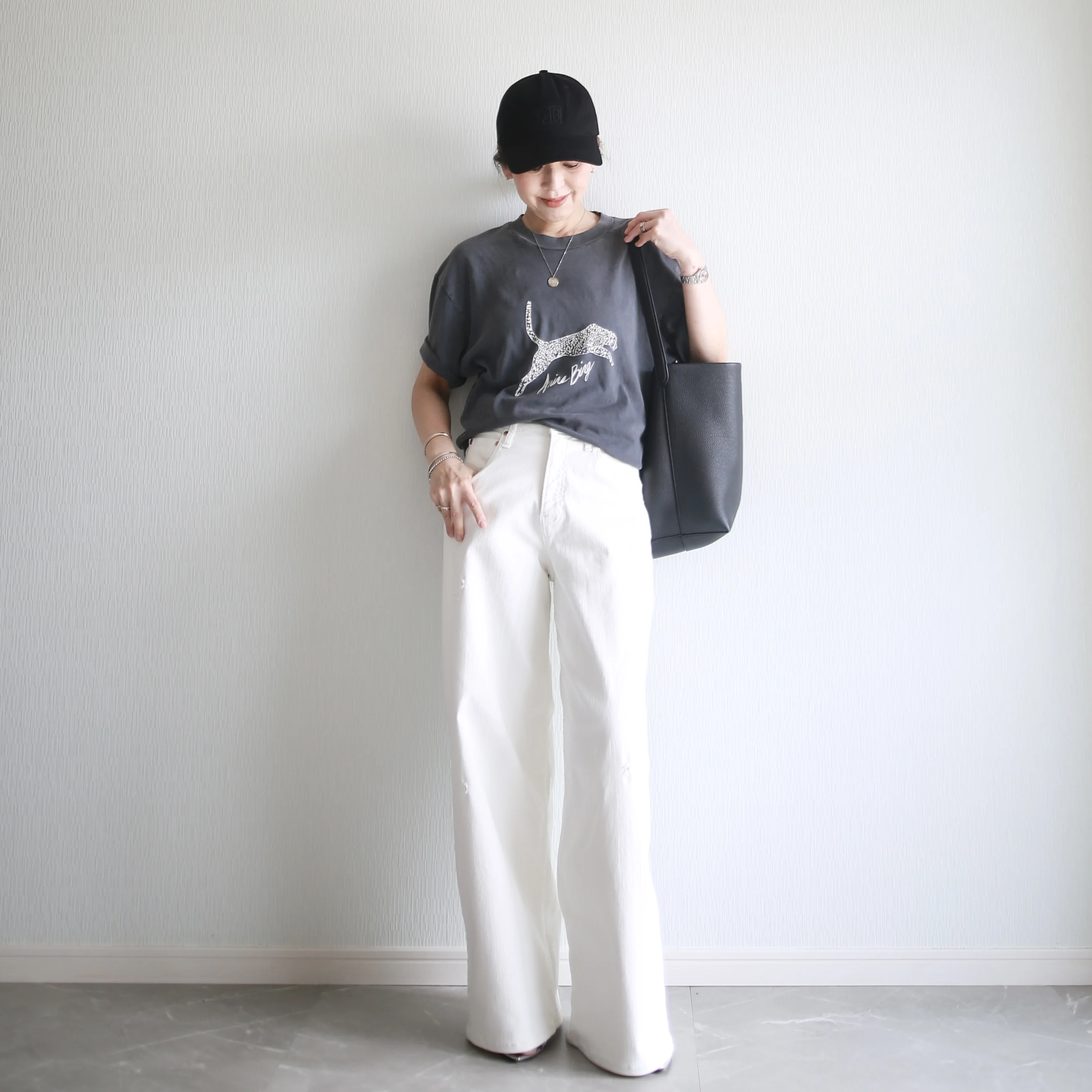 2025SS ANINEBING キャップ 小柄コーデ surt therow