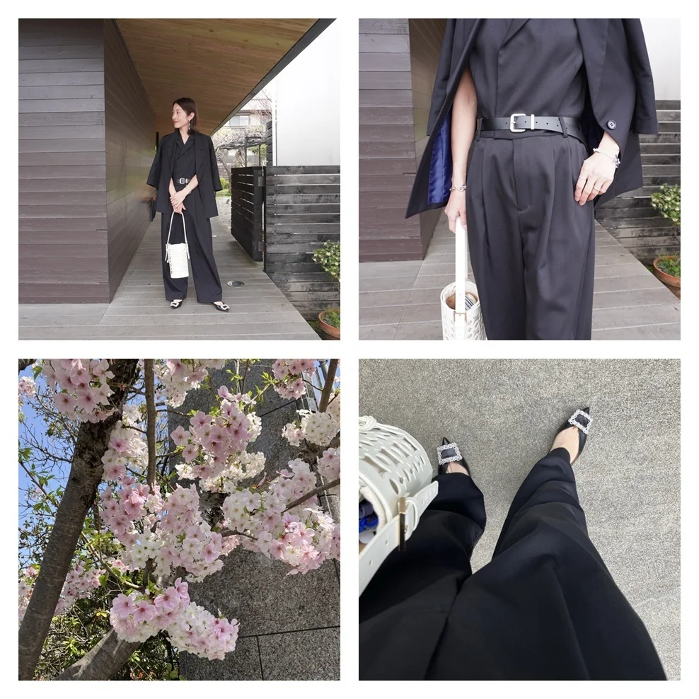 【卒入学式コーデ】買い足さない選択で迎えたハレの日！黒オールインワンを着回し