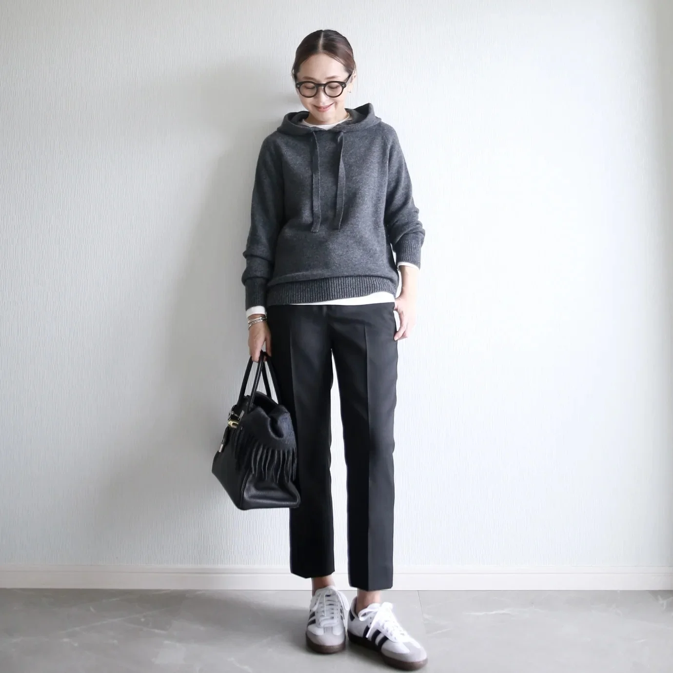 大人気adidas 「サンバ」アラフィフ小柄的coordinate♪