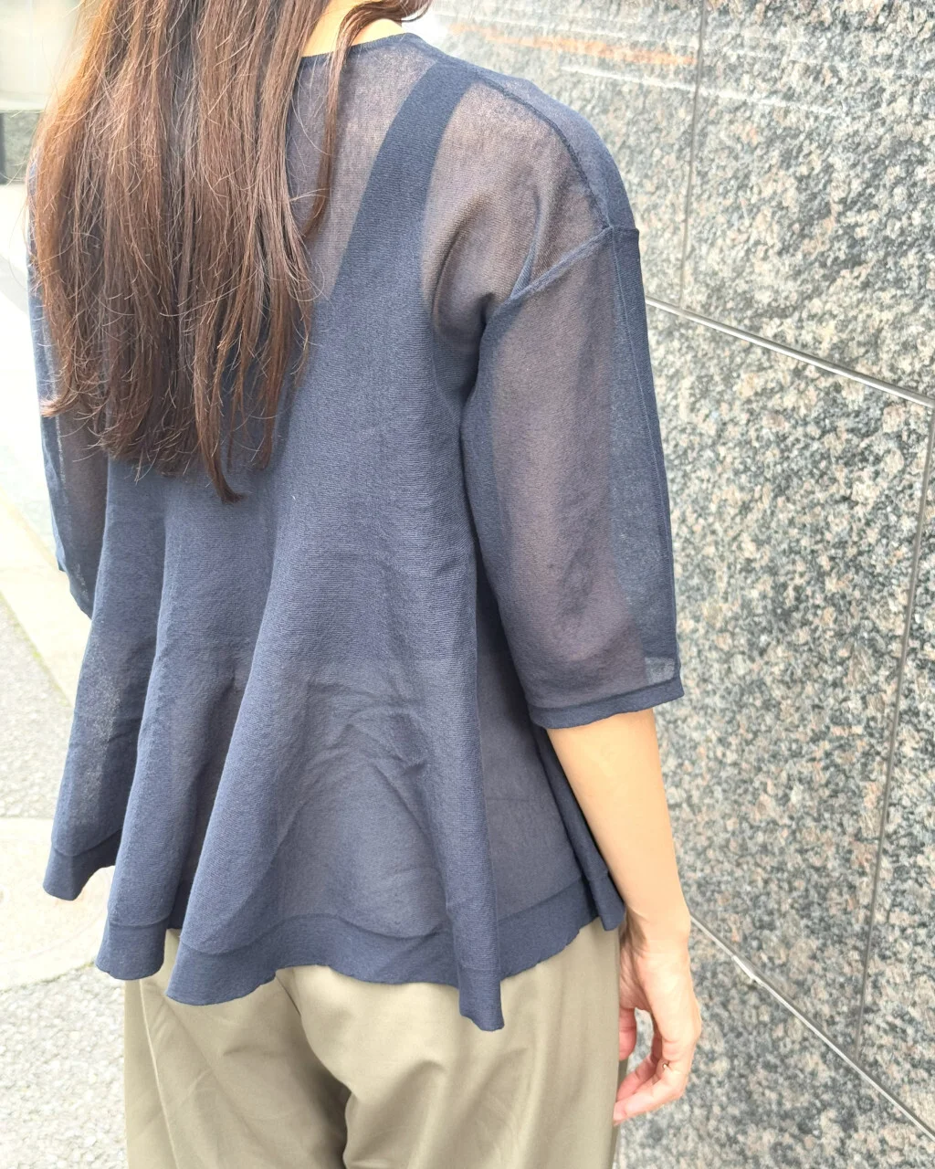 1er Arrondissement
【Marisol別注】シアーペプラムニット