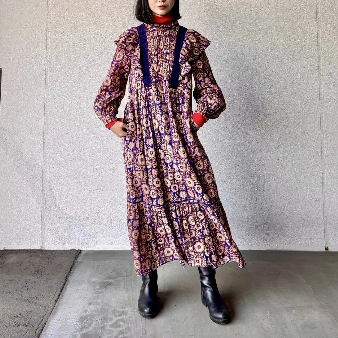 秋は…秋も！ワンピース♡UNIQLOインナーが使える