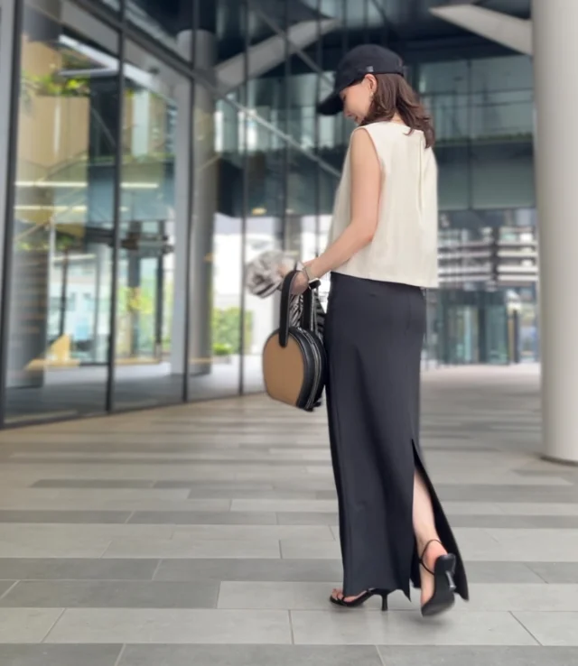 夏コーデ救済！涼しく着回すきれいめセットアップ４Style._1_11