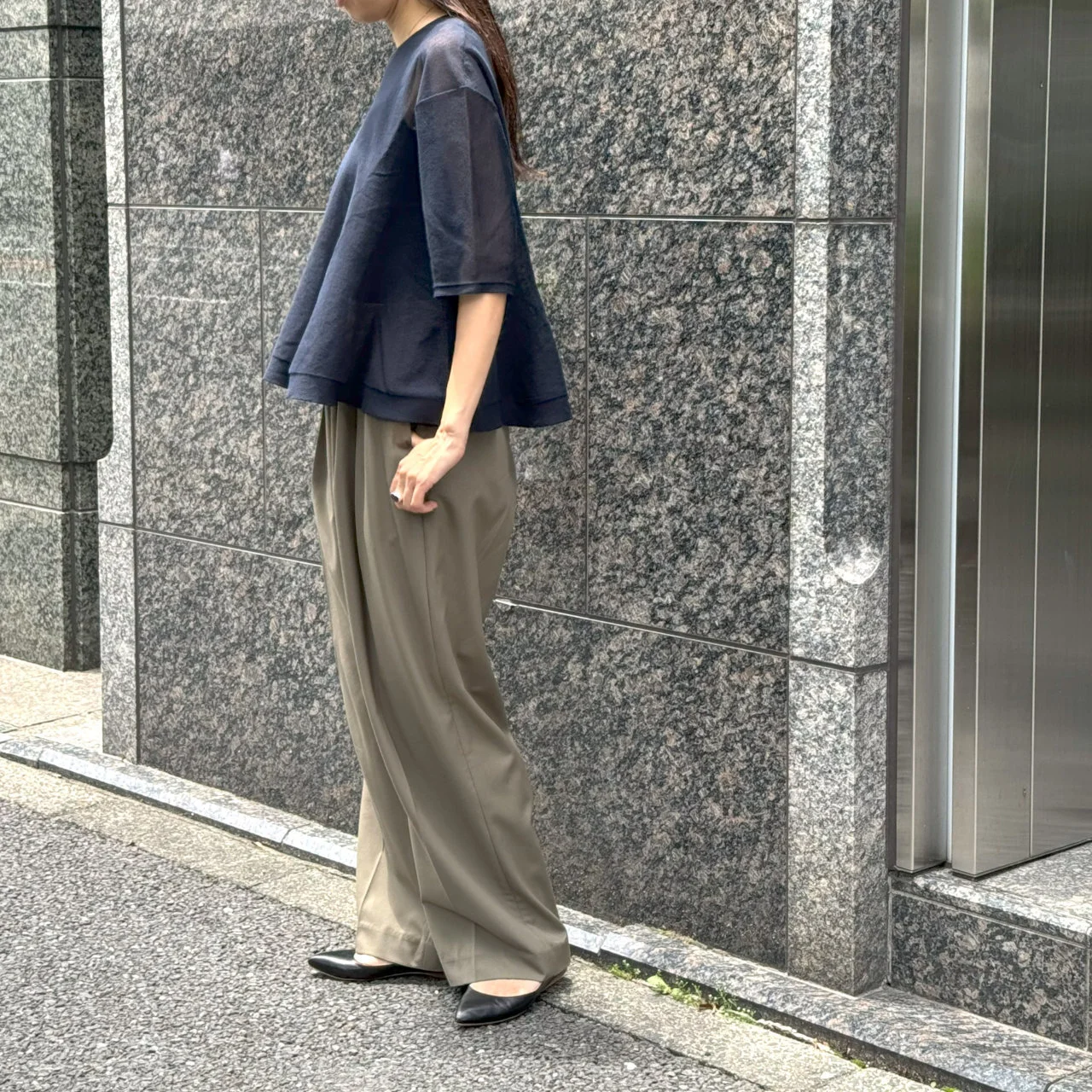 1er Arrondissement
【Marisol別注】シアーペプラムニット