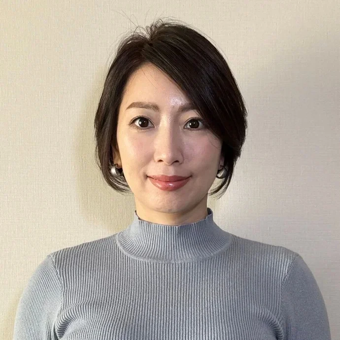 40代に似合う髪型　ボブヘアスタイル人気ランキング８位