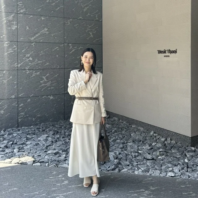 アルアバイルリネンジャケット（着画）