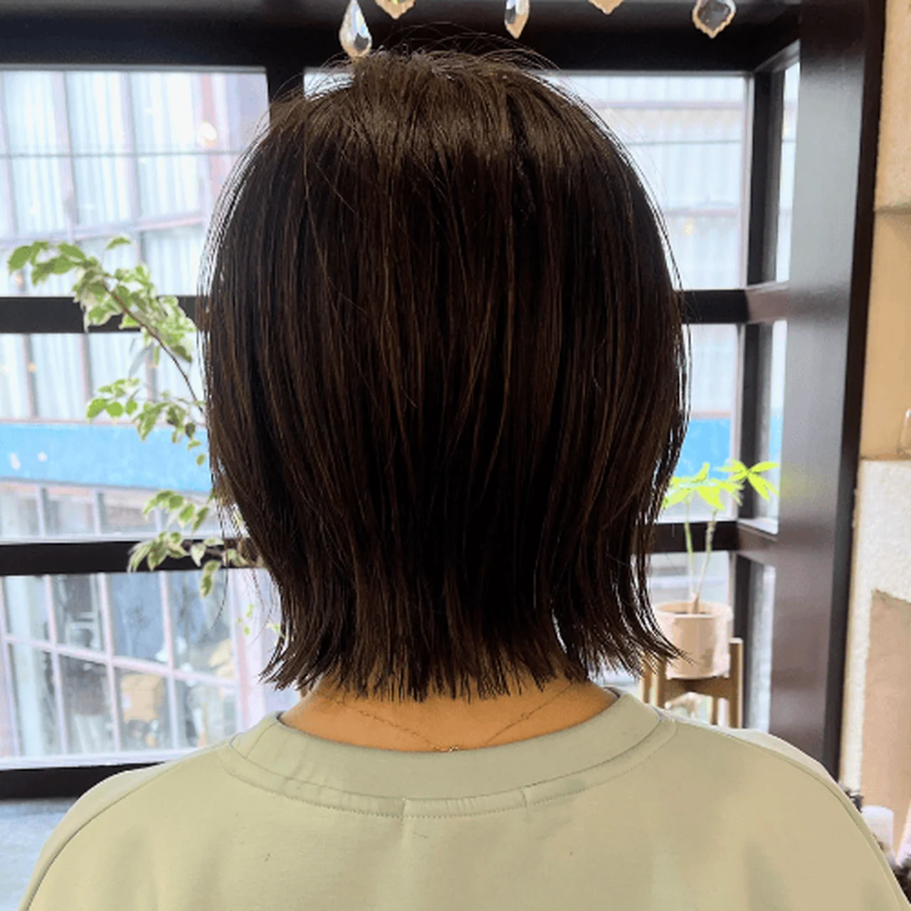 40代のミディアムヘア　