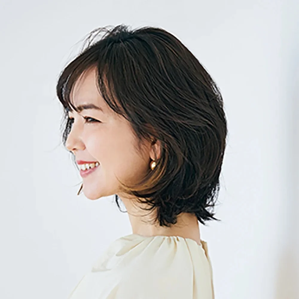 横から見た アラフォーに合う人気ボブヘアスタイル9位
