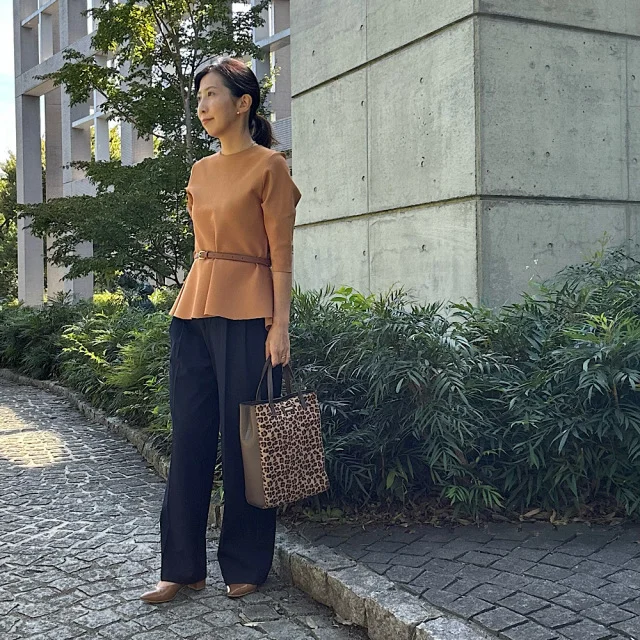 【9月の通勤コーデ】【GU】タックワイドパンツで組み立てるオフィスコーデ3選_1_5
