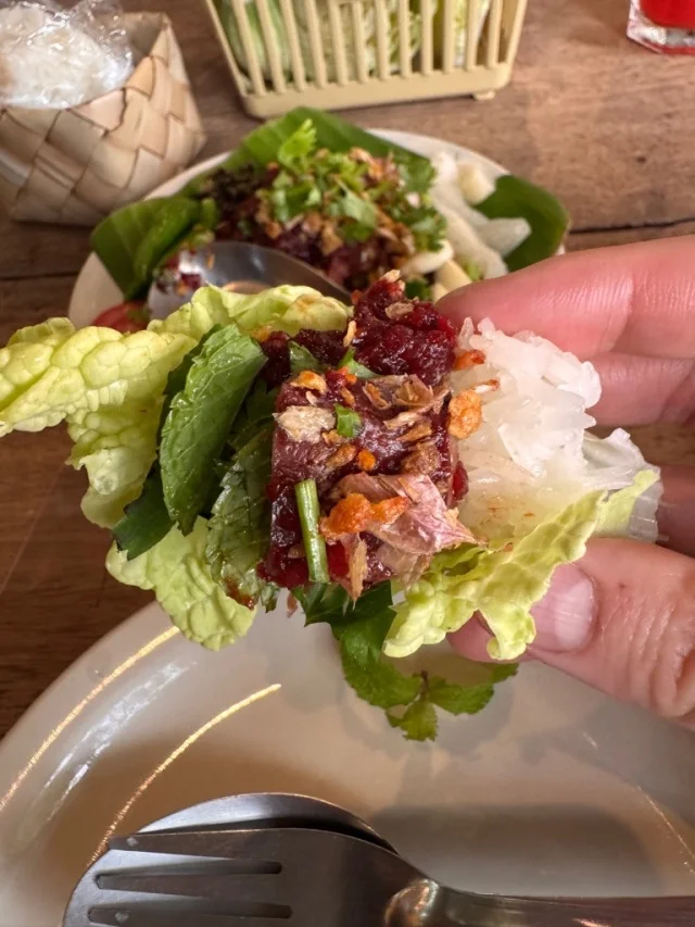 チェンマイで挑んだ禁断の一皿、【生肉のラープ】実食の記録。_1_10