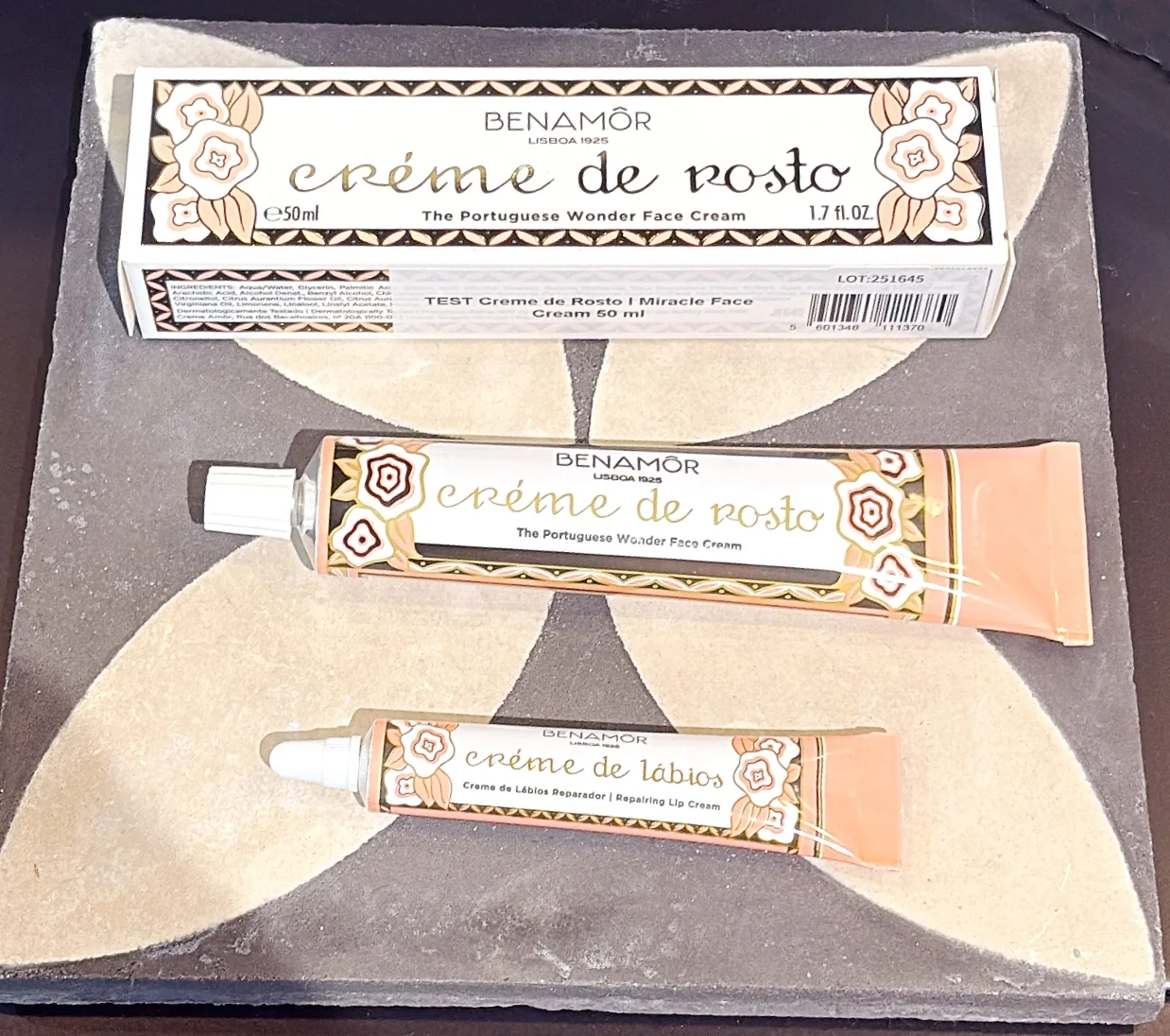 Benamôr（ベナモール） ポルトガル　新作コスメ　　発表会の写真　「Creme de Rosto（クレメ・デ・ロスト）」