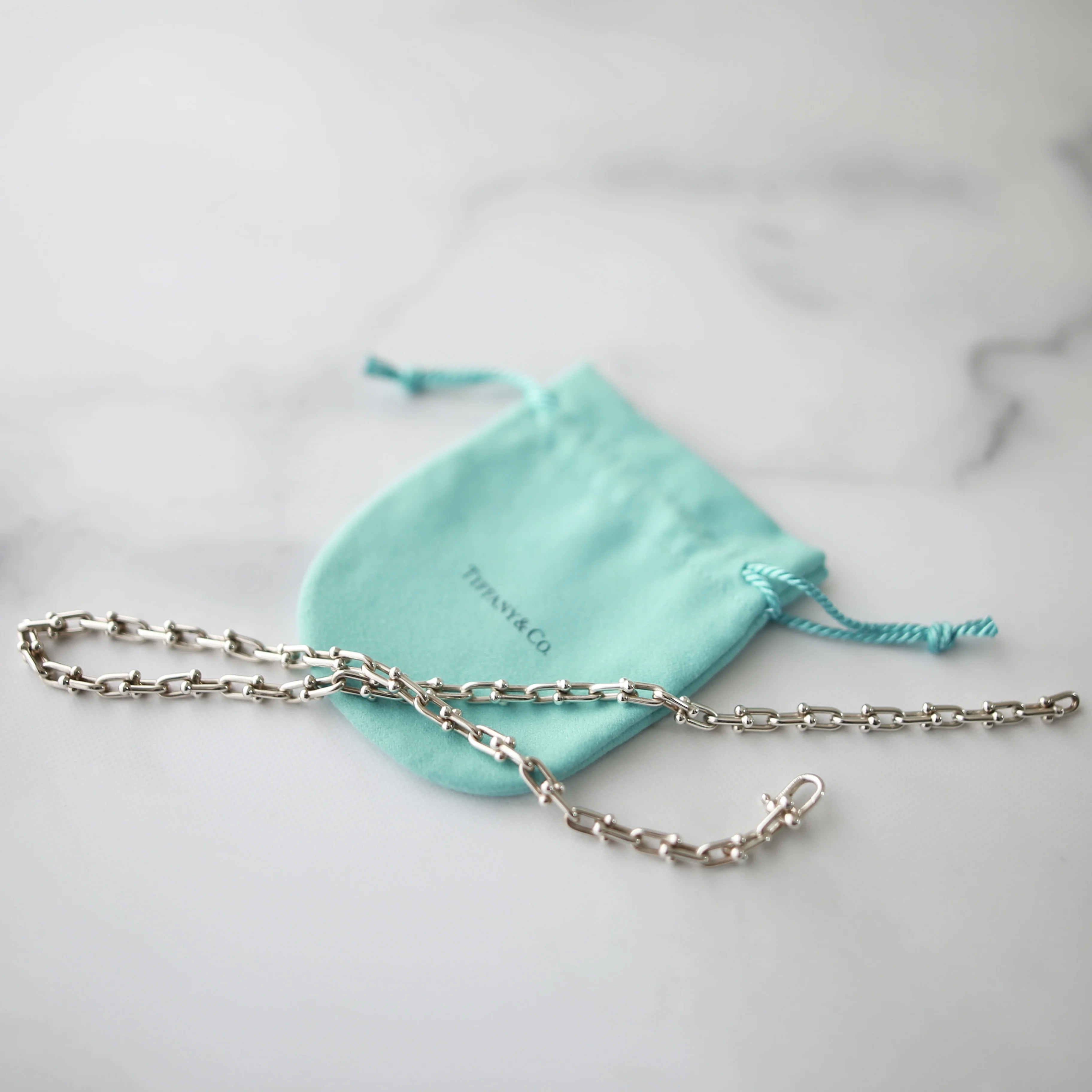 Tiffany シルバー　ハードウェア　ネックレス