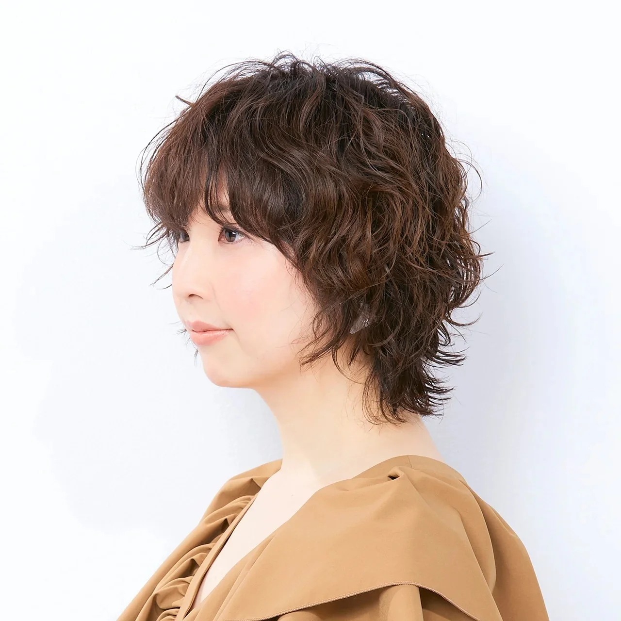 横から見た　人気ヘアスタイル5位の髪型