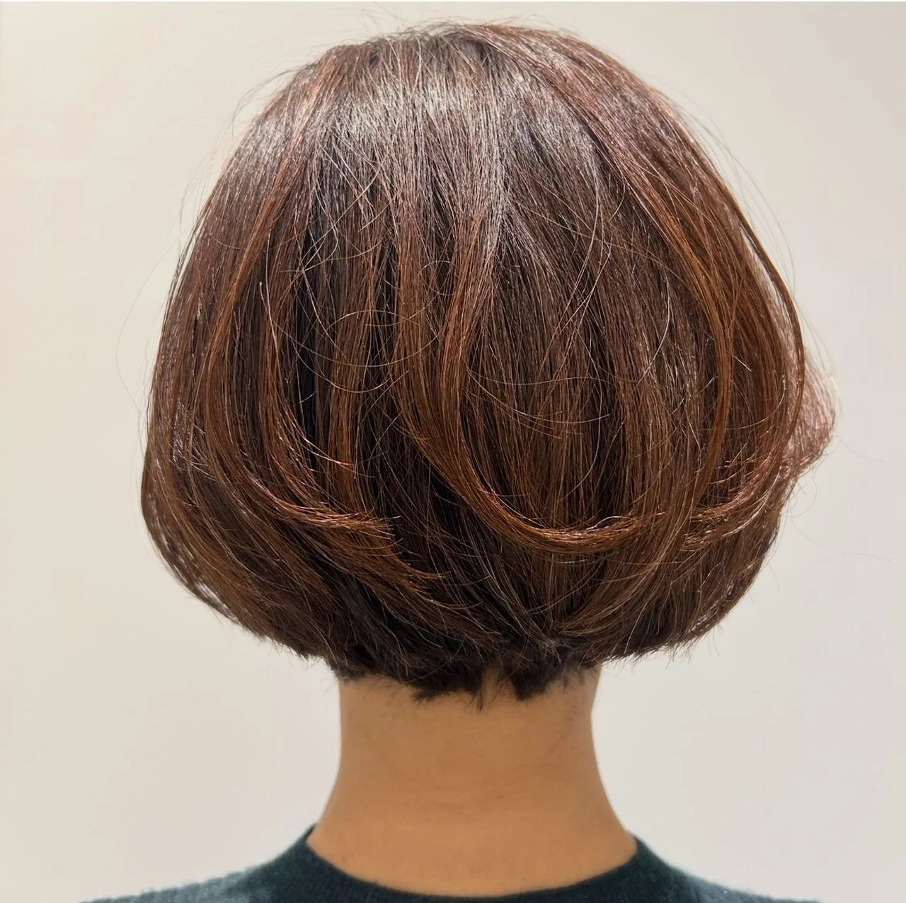 40代のミディアムヘア　