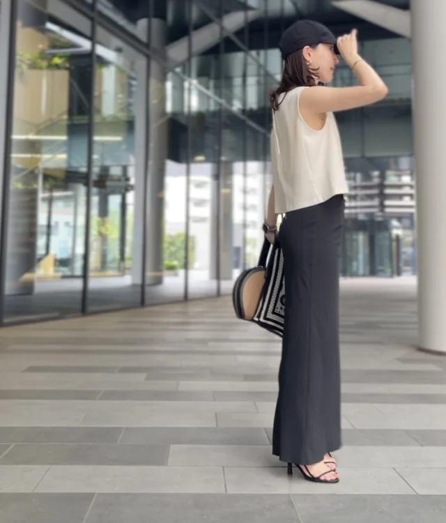 夏コーデ救済！涼しく着回すきれいめセットアップ４Style._1_10