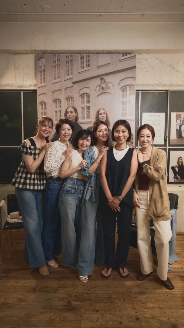 upper hights×Moosgaard姉妹コラボデニムイベントの会場風景