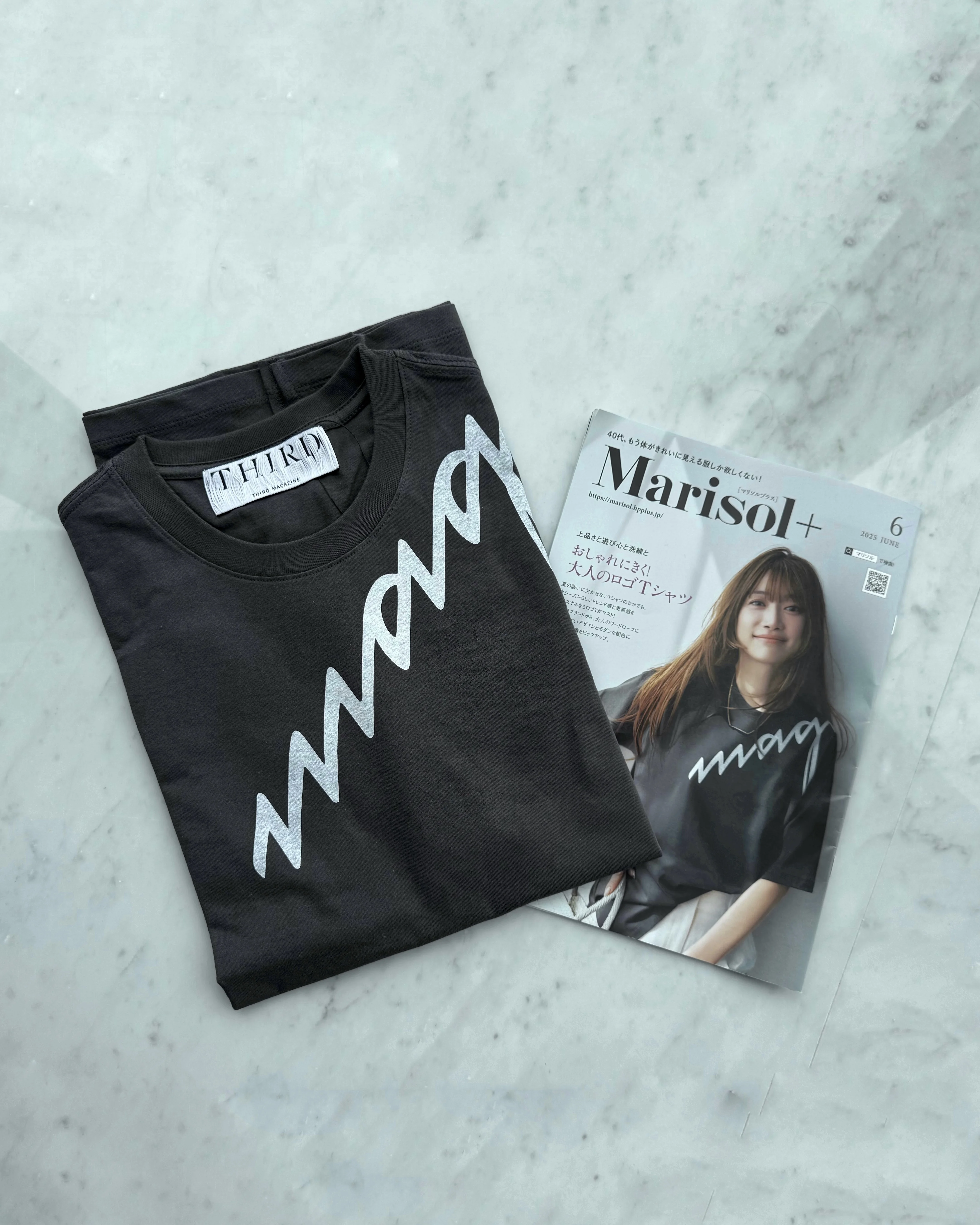 大人カジュアルに この1枚❗️Marisol別注のロゴTシャツ