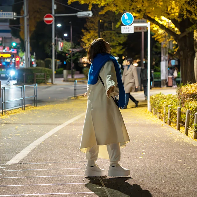 今季ELENDEEKの白コート着回しコーデ_1_7