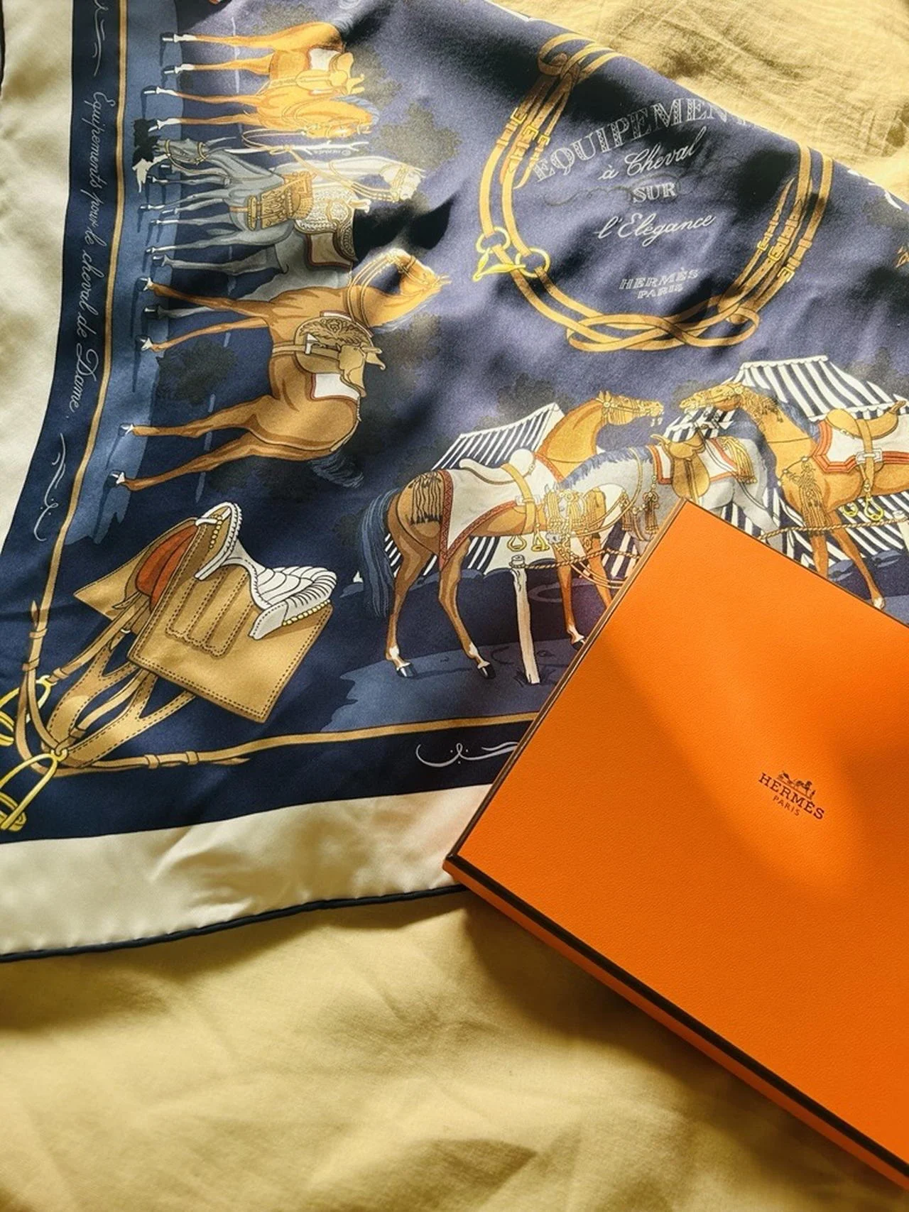 エルメス　馬のスカーフ