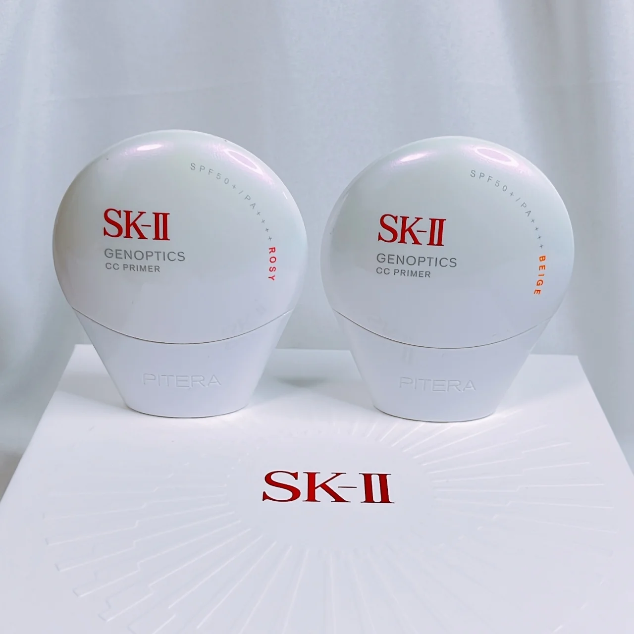 2025 春新作　スキンケア 　美白　UVケア　CCクリーム　SK-II ジェノプティクス CC プライマー　SPF50+・PA++++　全２色　各30mL　￥9900／SK-II＜４月20日（日）発売＞