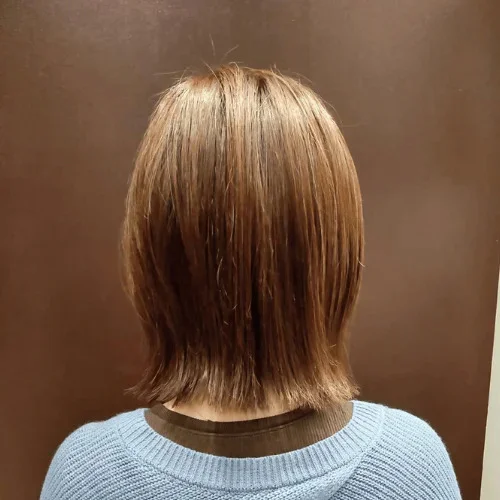 後ろから見た　人気ヘアスタイル６位の髪型