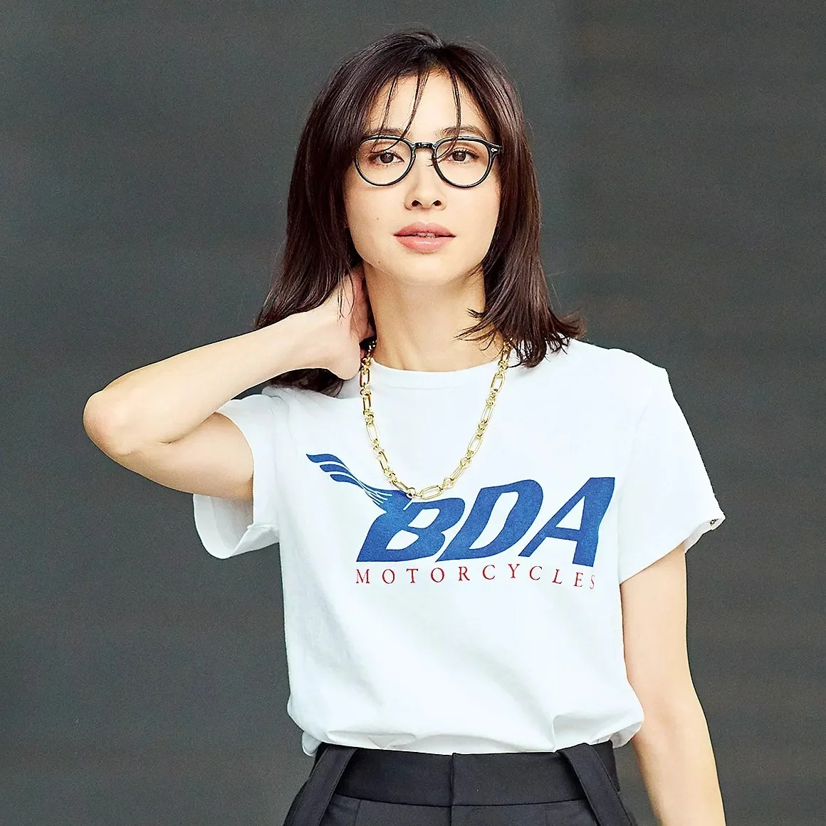Oblada 【洗える】BDA MOTORCYCLE TEE