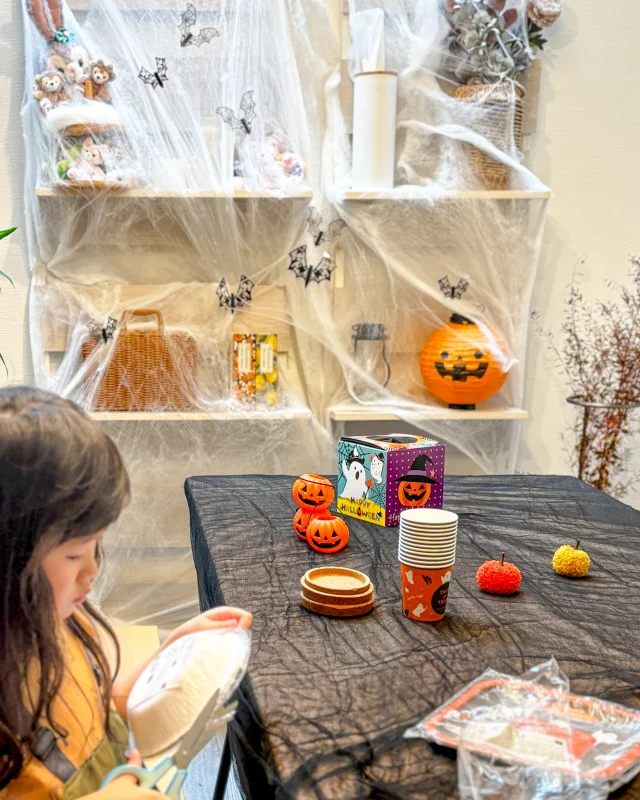 Daiso の装飾グッズで自宅ハロウィンパーリー_1_6-1