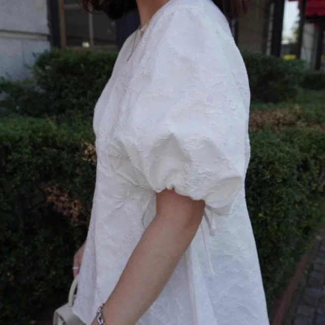 立体感のあるシルエット。