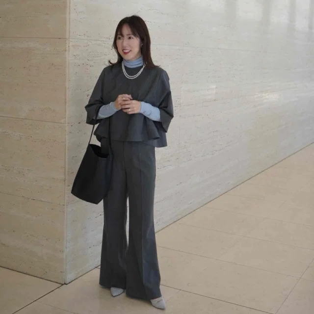 極暖ヒートテックカシミヤブレンドタートルネックT 61 BLUE