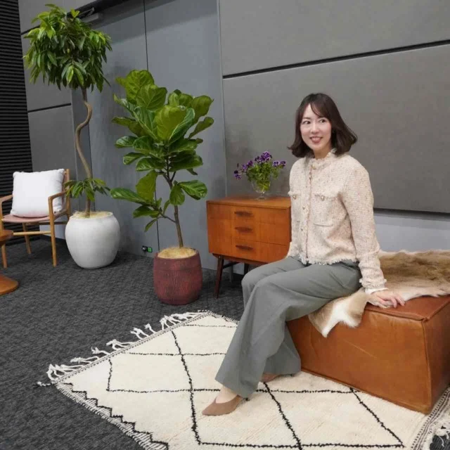 ツイード×チノパン