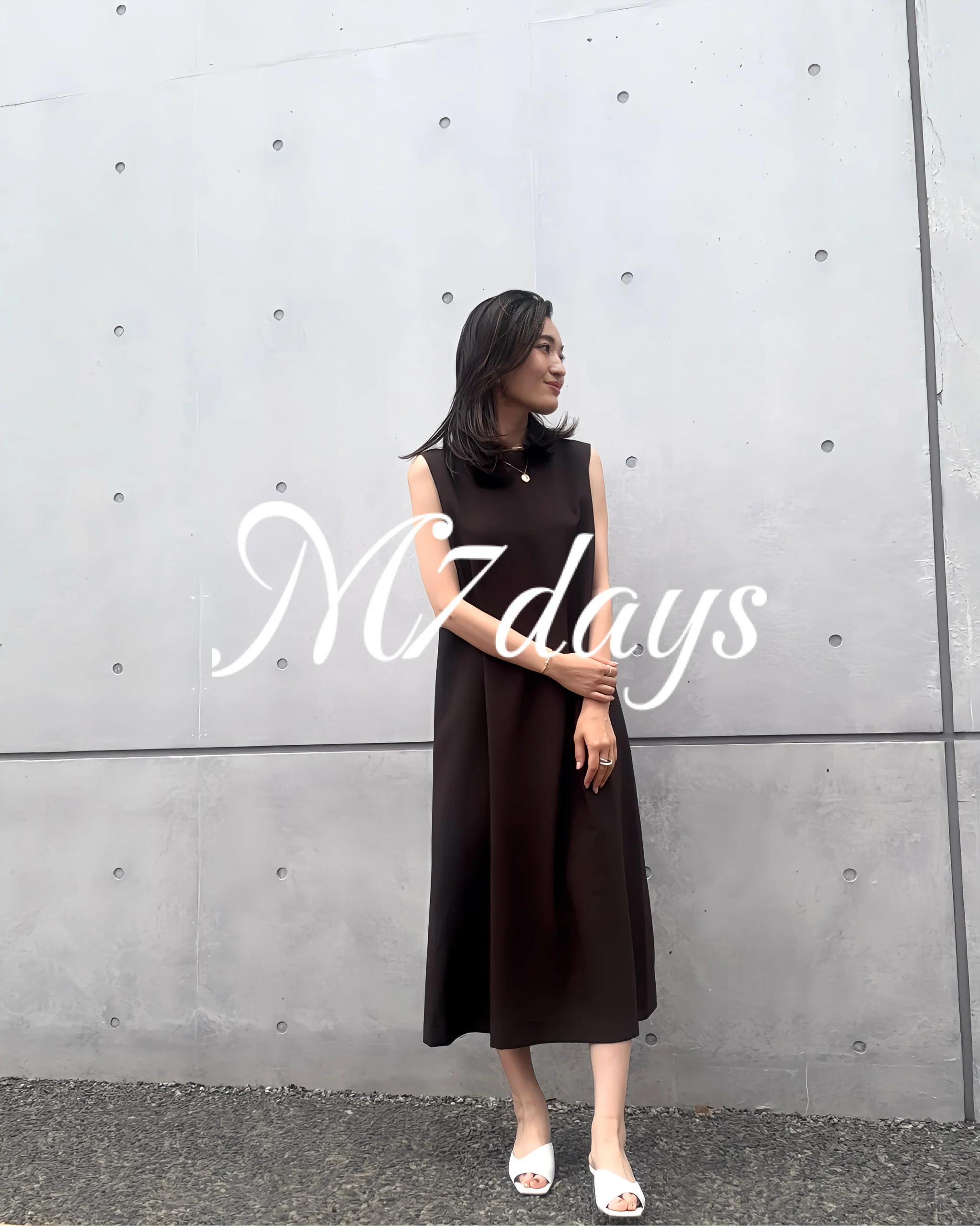 【M7days】夏のヒット名品！涼感ノースリーブ ワンピース