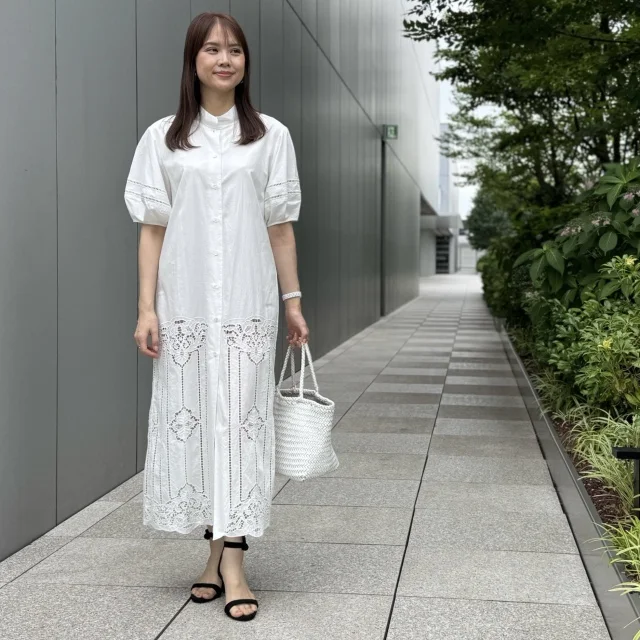 【洗えて華やか！】大人の夏にちょうどいい、プロタゴニスタのコットンレースワンピース_1_1
