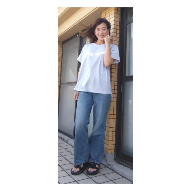 【coca】さわやかアイスブルーをチョイス!!肌触りもgoodな990円Tシャツ。_1_3