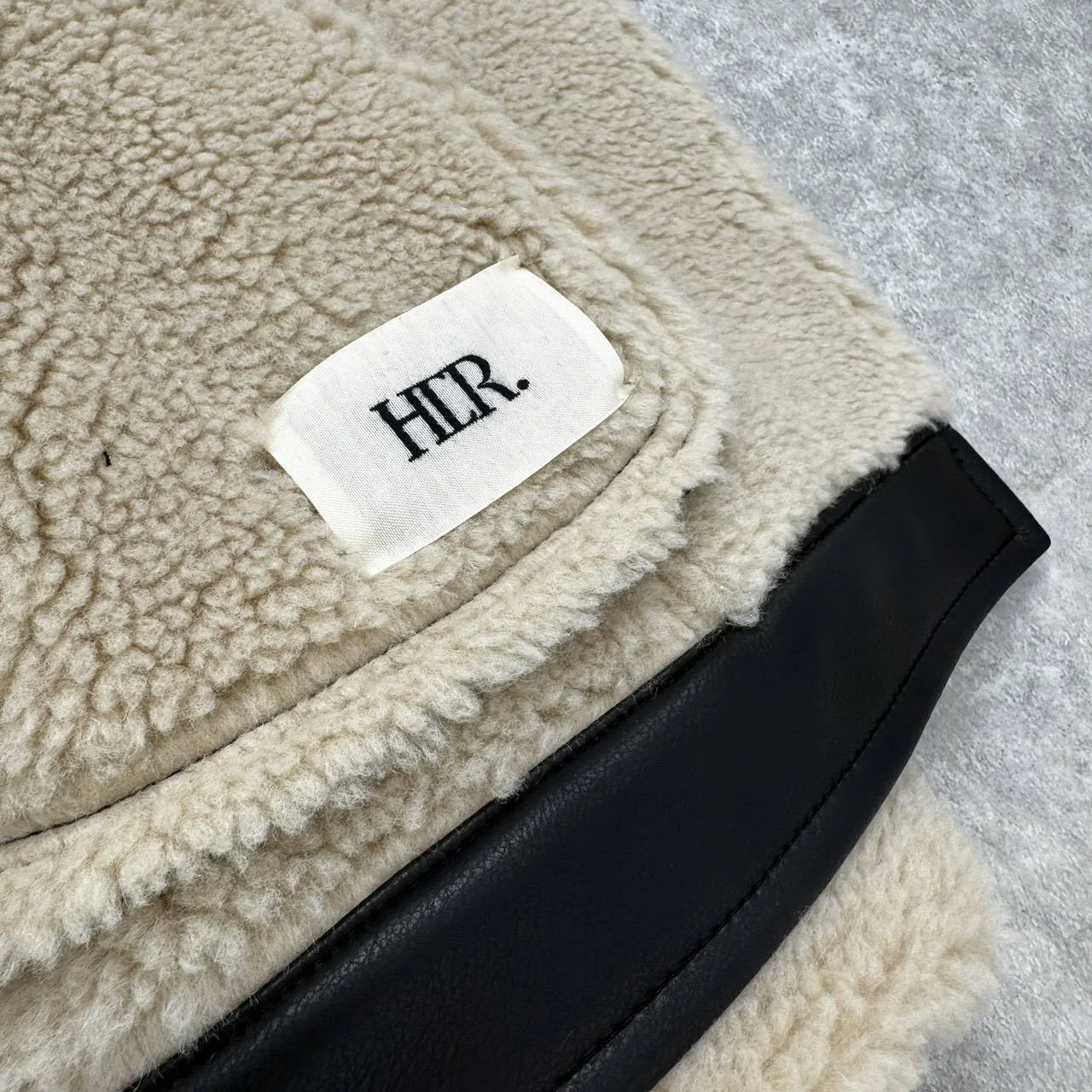 合皮ボアジャケット 　内側