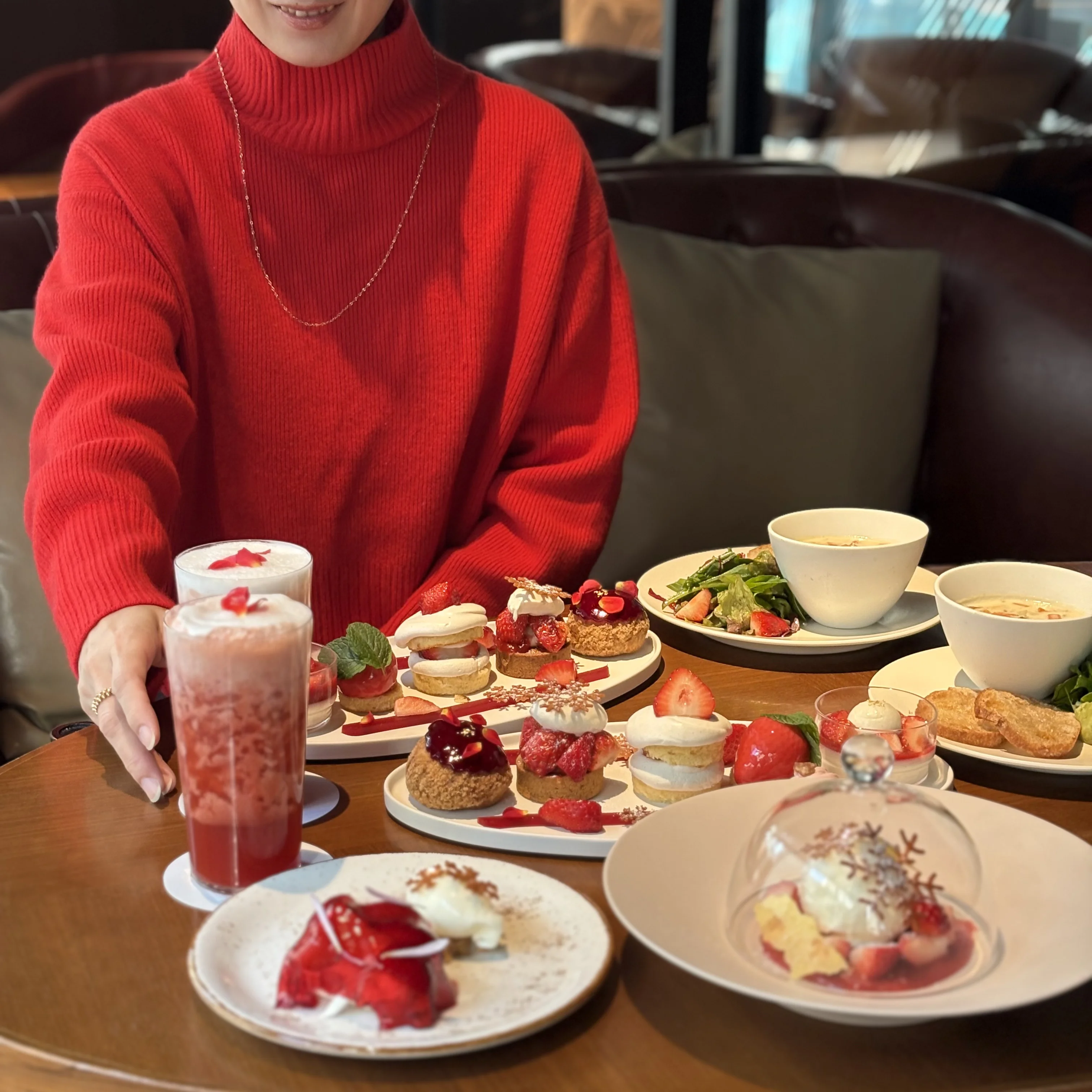 旬のブランド苺を大満喫！あまりん ストロベリー アフタヌーンティー