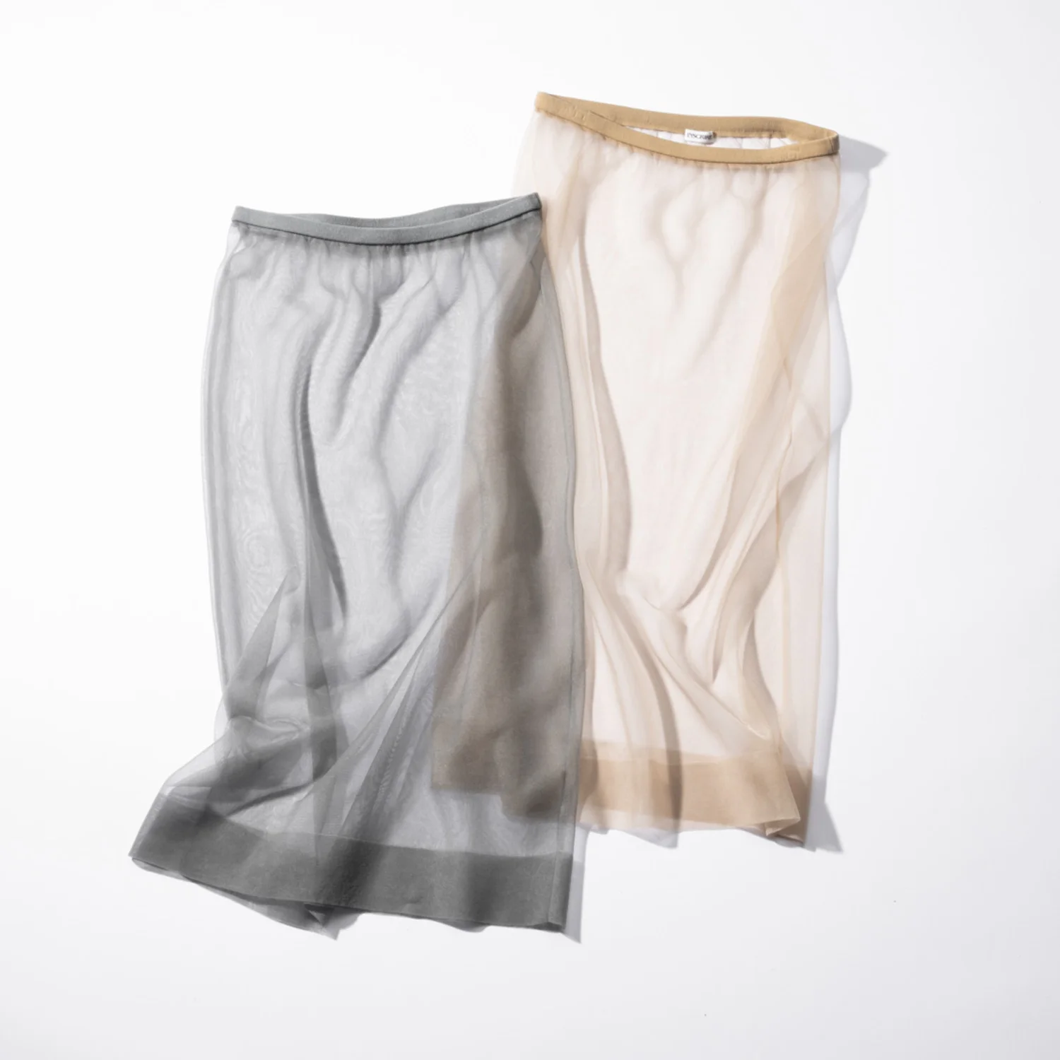  INSCRIREのシアーニットスカート