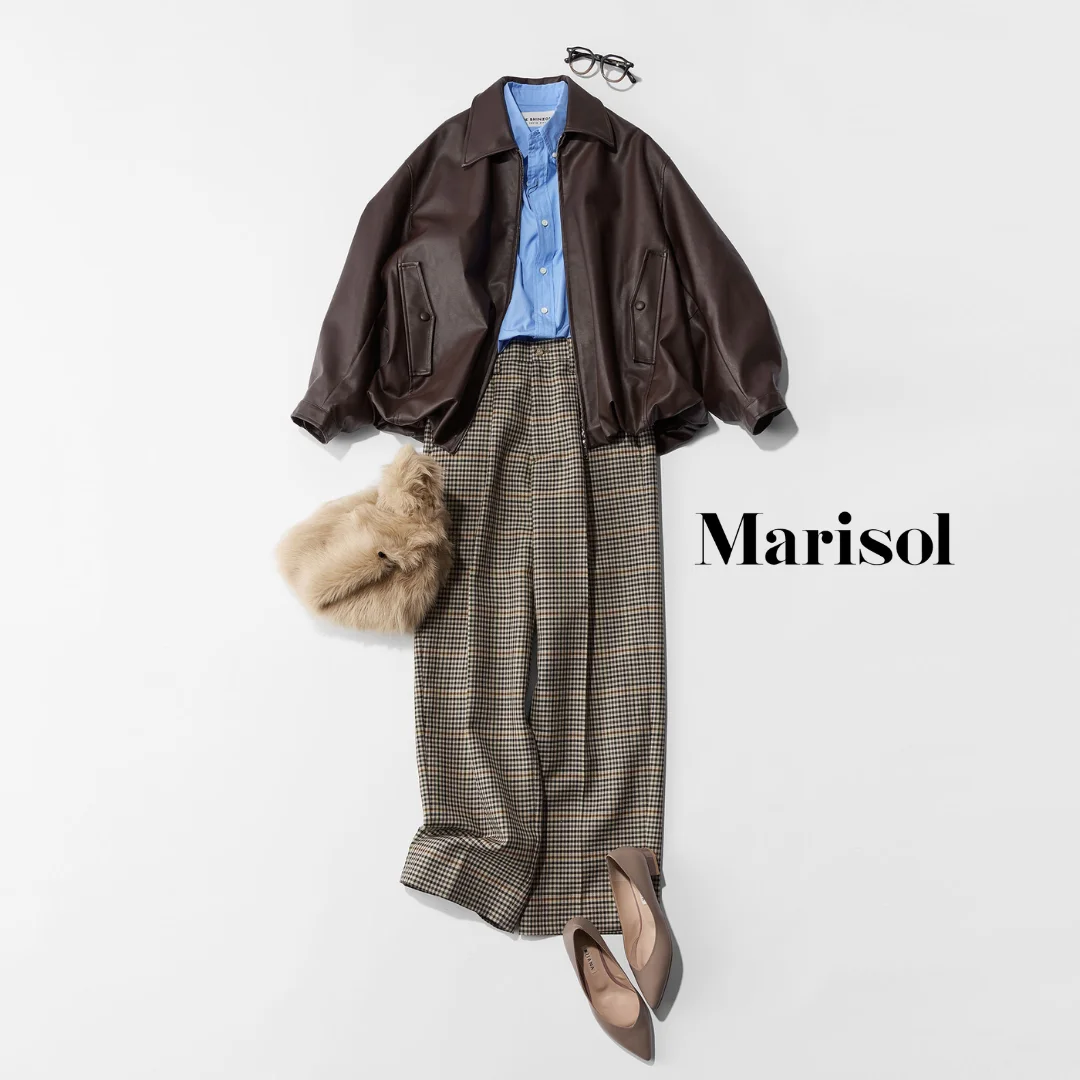 通販で買ったバランスボールを会社で椅子として使う日はパンツコーデで【2026/02/05のコーデ】