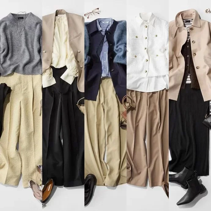 がんばりすぎないのに洒落て見える。大人の好感度服